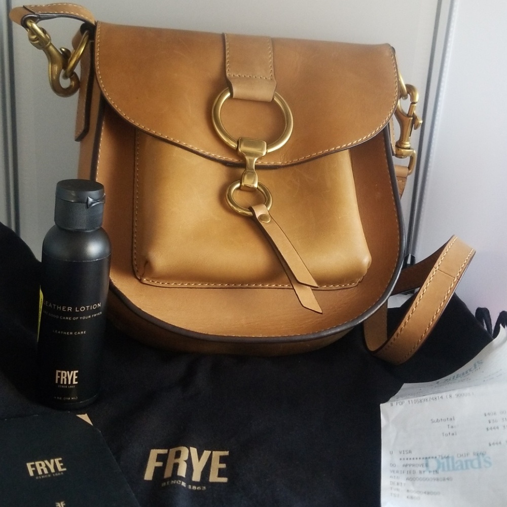 FRYE Leather Saddle Crossbody